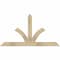 Ekena Millwork Richland Rough Sawn Timber Gable Bracket, Douglas Fir, 60"W x 32"H x 4"D x 4"F, 13/12 Pitch GBW060X32X0404RIC00RDF - alternate 1